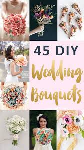 A delicate bouquet of tightly woven cloth rosettes adorned with pearl accents and a soft lace ribbon won't wilt and is just as stunning as the real thing. 45 Stunning Wedding Bouquets You Can Craft Yourself Cool Crafts
