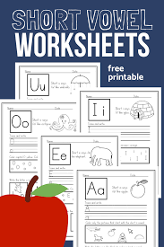 Free interactive exercises to practice online or download as pdf to print. Short Vowel Worksheets Sample Pack For Cvc Phonics Practice The Homeschool Resource Room