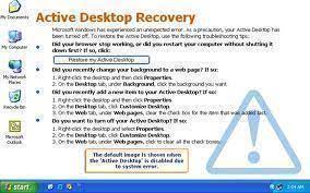 How To Restore Active Desktop - Tech-Faq