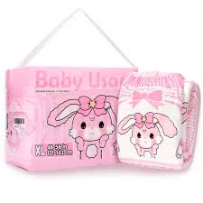 Amazon.com: Littleforbig Adult Printed Diaper 10 Pieces - Baby Usagi  (X-Large 48-56) : Health & Household