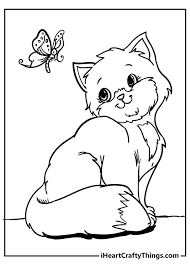 Around the house coloring pages. Cute Cat Coloring Pages 100 Unique And Extra Cute 2021