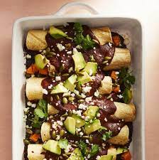 Roast beetroot soup with caramelised onion and blue cheese toasts 50 Healthy Vegetarian Dinner Recipes Best Vegetarian Meal Ideas