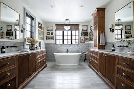 Before and after pictures included! Our Modern Cottage Bathroom Reveal Chris Loves Julia
