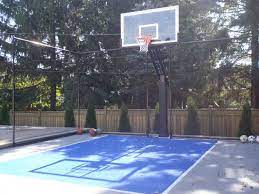Outdoor Courts Sports Flooring Greater Toronto Area Outdoor Basketball Court Basketball Court Backyard Backyard Basketball