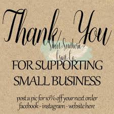 Thank You For Supporting Small Businessetsy Shop Seller Thank Etsy Small Business Saturday Ideas Support Small Business Quotes Small Business Saturday Marketing