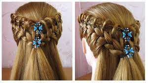 Belle Coiffure Facile A Faire Cheveux Long Mi Long Coiffure Avec Tresse Coiffure Facile Coiffure Facile A Faire Belle Coiffure