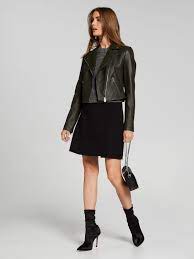 The Morgan Leather Biker Jacket Terracotta Portmans Online Coloured Leather Jacket Jackets For Women Leather Jackets Online