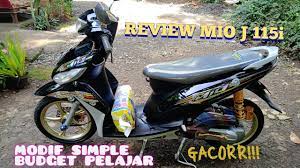 Pasalnya dalam proses pengerjaan modifikasi motor matic ini sangat simple, mudah dan tidak ribet. Review Mio J 115i Babylookstyle Mio 115i Modifikasi Simple Kantong Pelajar Youtube