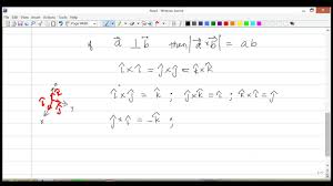 At the instant the observer sees the meteor, it has linear momentum. Angular Momentum 01 Cross Product Vector Product Youtube