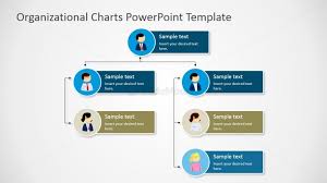 vertical org chart tree diagram slidemodel