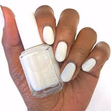 Essie Marshmallow On Dark Skin White Nail Polish On Dark Skin Nail Polish On Dark Skin White Nail Polish White Nails Nail Polish