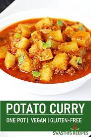Potato Curry Recipe Aloo Curry Stovetop Instant Pot Recipe Curry Recipes Potato Curry Indian Food Recipes Vegetarian