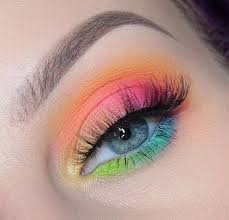 25 Lovely Easter Makeup Looks That Celebrate Your Love For Pastels In 2020 Rainbow Eye Makeup Artistry Makeup Creative Eye Makeup