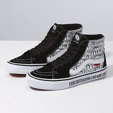 Black And Rose Gold Vans Sk8 Hi Pro Shop Skate Shoes At Vans Vans Sk8 Hi Pro Vans Black Athletic Shoes