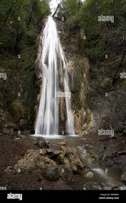 waterfall at nojoqui park Stock Photo