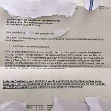 In diesen fällen kann das finanzamt die erklärung für 2012 bis spätestens 31.12.2016 berücksichtigen. Steuererklarung Von 2013 Steuern Finanzamt Verjahrung