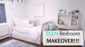 See the before and after on my bedroom. Cute Teen Bedroom Makeover Reveal Girls Decor Youtube