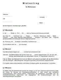 Habe eben von einem makler folgendes gelesen: Word Vorlage Mietvertrag Wohnung Download Shareware De