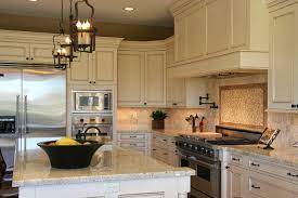 75 Kitchen Backsplash Ideas For Y Tile Glass Metal Etc Antique White Kitchen Antique White Kitchen Cabinets Ivory Kitchen Cabinets