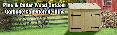 See more ideas about garbage containers, garbage, bin store. Cedar Outdoor Storage Sheds For Trash Can And Recycling Bin Storage