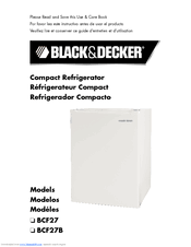 Black And Decker Mini Fridge Reset Button Black Decker Bcf27 Manuals Manualslib