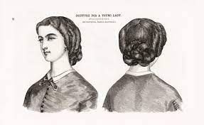 American Women S Hairstyles 1860 Womens Hairstyles American Women 1860s Hairstyles
