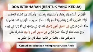 Doa Setelah Shalat Istikhoroh Rumaysho