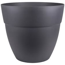 Pot De Fleur Rond Cancun O 30 X H 25 5 Cm Gris Anthracite 13560g Ant En fait, les planteuses à béton sont habituellement de grande taille, mais pas nécessairement. eur