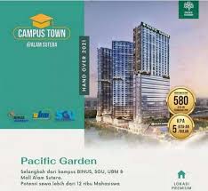 Terakhir tinggal atur teksnya supaya rapi. Dijual Apartemen Pacific Garden Investasi Disamping Kampus 60x Dp 0 Daftarngiklan