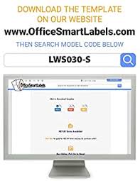 Plus printing help and advice. Amazon Com Officesmartlabels Rectangular 1 X 2 5 8 Inch Address Mailing Labels For Laser Inkjet Printers 1 X 2 625 Inch 30 Per Sheet White 4500 Labels 150 Sheets Office Products