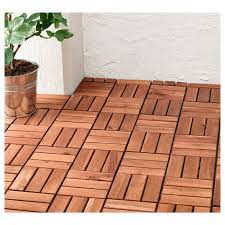 Deck tiles ikea to raise the level of outdoor space flooring. Runnen Brown Stained Floor Decking Outdoor Ikea