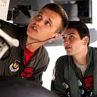 A pilot assigned to the 493rd Fighter Squadron, and