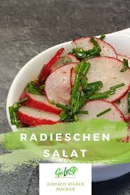 Schnelles Rezept Fur Radieschensalat Radieschen Salat Fruhlingssalat Rezepte