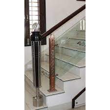 Wooden staircase interior design ideas. Stainless Steel Glass Railing Pillar At Rs 260 Piece Ss Baluster à¤¸ à¤Ÿ à¤¨à¤² à¤¸ à¤¸ à¤Ÿ à¤² à¤¬à¤²à¤¸ à¤Ÿà¤° à¤œ à¤—à¤° à¤§ à¤‡à¤¸ à¤ª à¤¤ à¤• à¤¬à¤²à¤¸ à¤Ÿà¤° As Trader Bommanahalli Id 19780569991