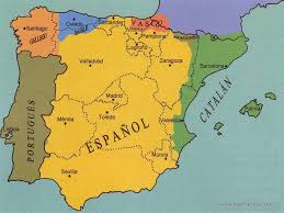 Resultado de imagen de MAPA LINGUISTICO DE ESPAÑA