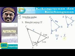 Hitunglah panjang ce cc d 6 cm 2 cm e 4 cm a e d b 5 cm a 6 cm 7 cm b 8. Kesebangunan Bse Matematika Kelas Ix K13 Lat 4 4 No 07b By Insight Chamber
