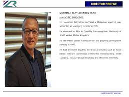 2 the first respondent premium properties sdn bhd and the second respondent cfe holdings (malaysia) sdn bhd are companies incorporated in i should add that mr wong wishes me to take into account the fact that counsel for. Wzr Group Of Companies