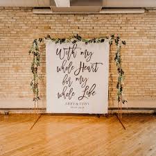 Simple indoor home wedding ideas. Affordable Ceremony Altars To Make Your At Home Wedding Beautiful