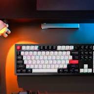 Keychron Q1 HE QMK Wireless Custom Keyboard Fully Assembled Knob Gateron Double-Rail Magnetic Nebula Switch - Carbon Black