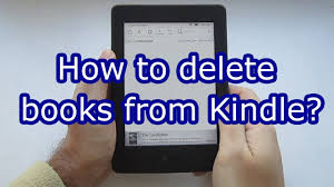How To Delete Books From Kindle Youtube