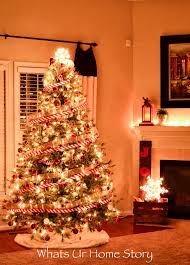 Plus, explore over 11 million movable gold inscription 2021 on a white background with gold confetti, christmas balls, gift boxes. Our Red White And Gold Candy Cane Striped Christmas Tree Whats Ur Home Story