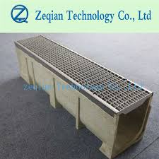 Plywood in the top of the trench drain channels is standard to keep the trench drain clean during concrete placement. China Polymer Concrete Drain Trench Drain Channel With Stainless Steel Cover Photos Pictures Made In China Com