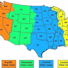 Printable Time Zone Map Chart Kirmi Com Maps With Time