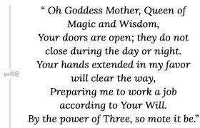 The Door Opener Wiccan Chant Spell For Getting A Job Recipe Wiccan Chants Wiccan Spells Wiccan Spell Book