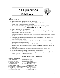 Manual de escuela sabática, leccion de:cuna, infantes, primarios, menores, adultos, jovenes, comentario de. Ejercicios Biblicos I