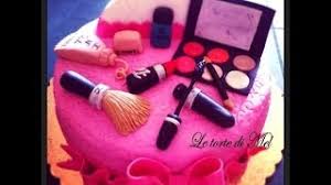 I had total free reign over the design of this one with the exception of 40th birthday cake. How To Make A Make Up Cake Youtube