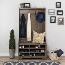 Flatiron Hall Tree With Bench And Shoe Storage Bench With Shoe Storage Storage Hall Shoe Storage Hall Tree