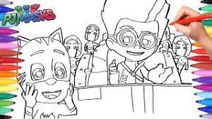 Pj masks coloring page sheet staggering free printable pages photo inspirations approachingtheelephant. Pj Masks Coloring Pages Catboy And Romeo Pj Masks How To Draw And Color For Kids Youtube