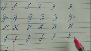 Cursive writing wizard is the perfect app to help every child learn how to trace their abc's, 123's and custom words (such as their names) through a fun system carefully designed to maintain motivation. Capital Letters In Cursive Single Line Youtube