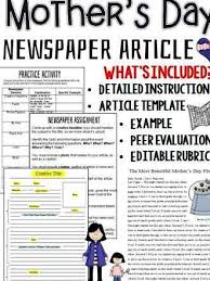 In addition, we provide background and resources (including video clips, maps and links) below the questions to give students a better understanding of the news story. Student Writing A Newspaper Article